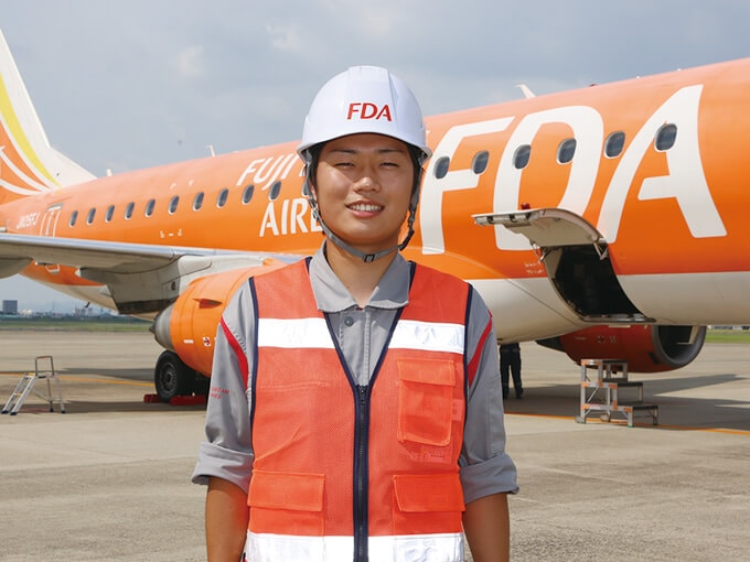 航空業界での会社の発展を活力に